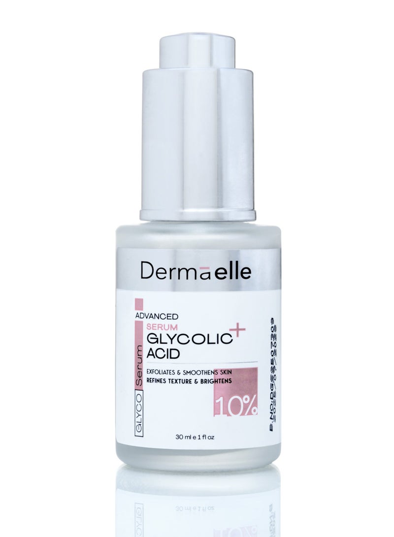 Dermaelle Advanced Glycolic Acid 10% Serum 30ml - Image 1