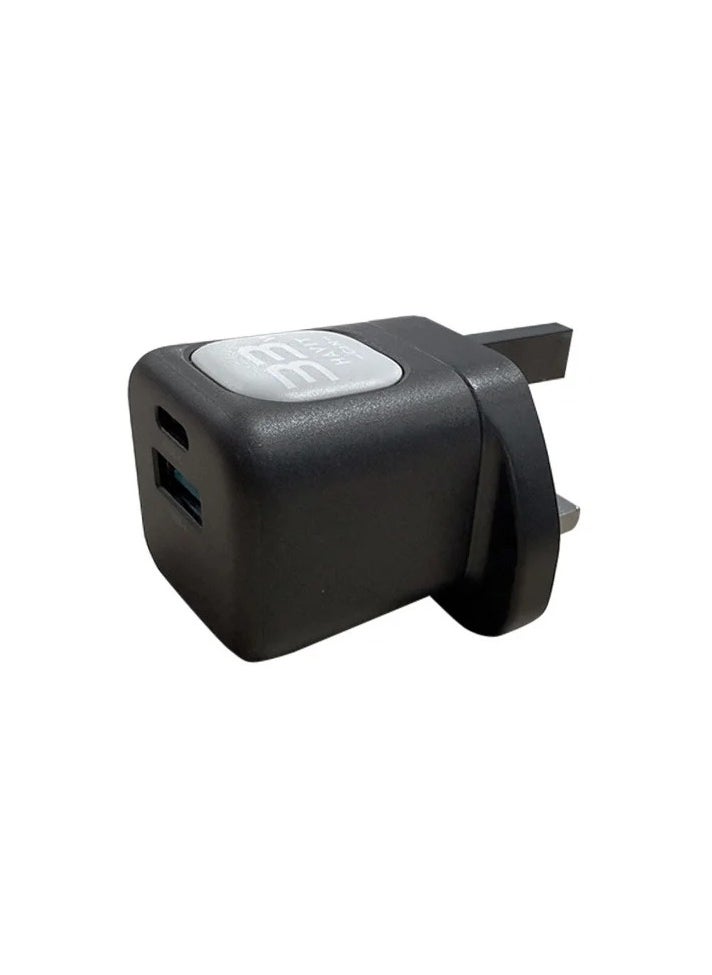 havit Travel Charger 33W Gan technology with Type C to Type C Cable Included model UC233 EU- Black  - Image 3