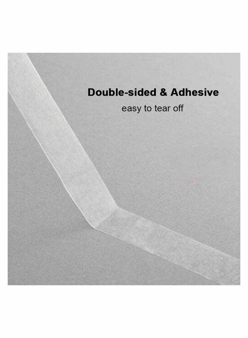 سيوسي شريط شعر مستعار ، شريط شعر مستعار مزدوج الجوانب لا يسبب الحساسية ، لفة شريط شعر مستعار مزدوجة الجوانب ، شريط للجسم ، شريط لاصق للجسم لإطالة الشعر ، بكرتان 6 أمتار (أبيض) - Image 4