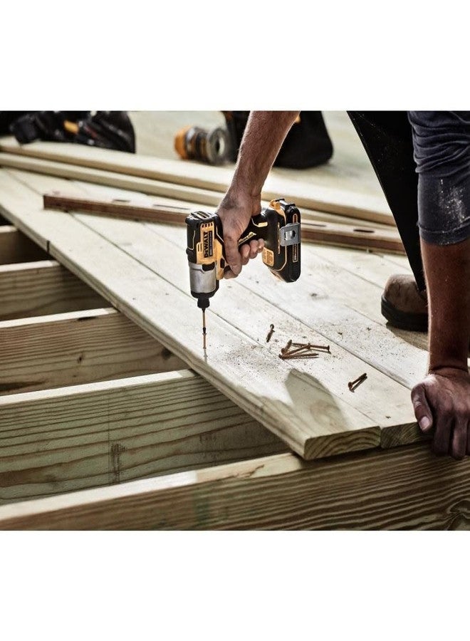 ديوالت مفك براغي لاسلكي بدون فرشاة من دي والت 20 فولت كحد أقصى* مقاس 1/4 بوصة (أداة فقط) (DCF840B) - Image 4