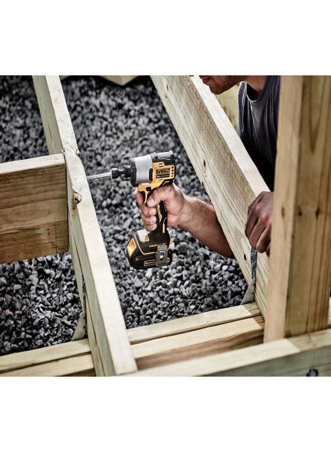 ديوالت مفك براغي لاسلكي بدون فرشاة من دي والت 20 فولت كحد أقصى* مقاس 1/4 بوصة (أداة فقط) (DCF840B) - Image 2