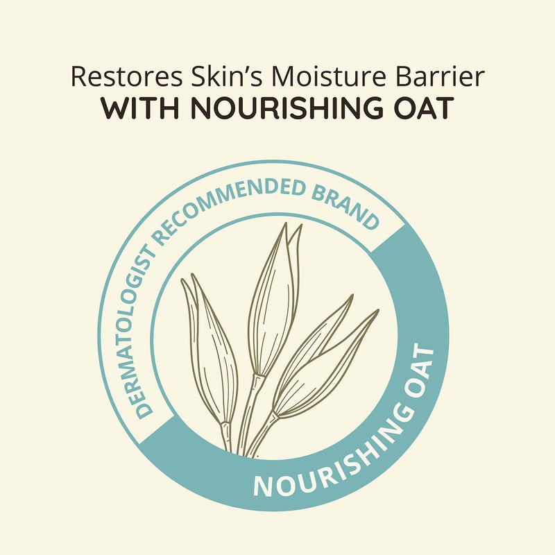 Aveeno Calm + Restore Nourishing PHA Facial Exfoliator Daily for Sensitive Skin, Fragrance-Free & Non-Abrasive Oat Formula to Gently Exfoliate & Cleanse Skin, Hypoallergenic, 4 fl. oz - Image 5