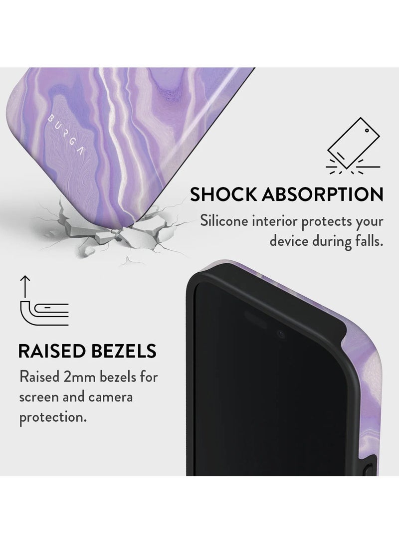 BURGA iPhone 16 Pro Max Case, 2 Piece Hard Shell + TPU Silicone Interior, Shock Absorption, All Port Accessible, Raised Bezel For Screen & Camera Protection, Never Fading HQ Print,Cliché - Image 4