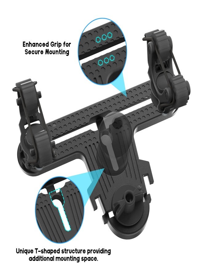 EDSRDPLT Multifunctional Kayak Paddle Holder, Space-Saving Kayak Paddle Holder, Offset Paddle Holder Kayak Track Mount, Kayak Rail Accessories for Fishing - Image 2