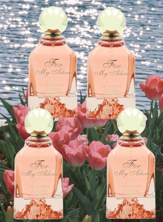 Seven 4 Pieces For My Adore Perfume 100ML - Image 1