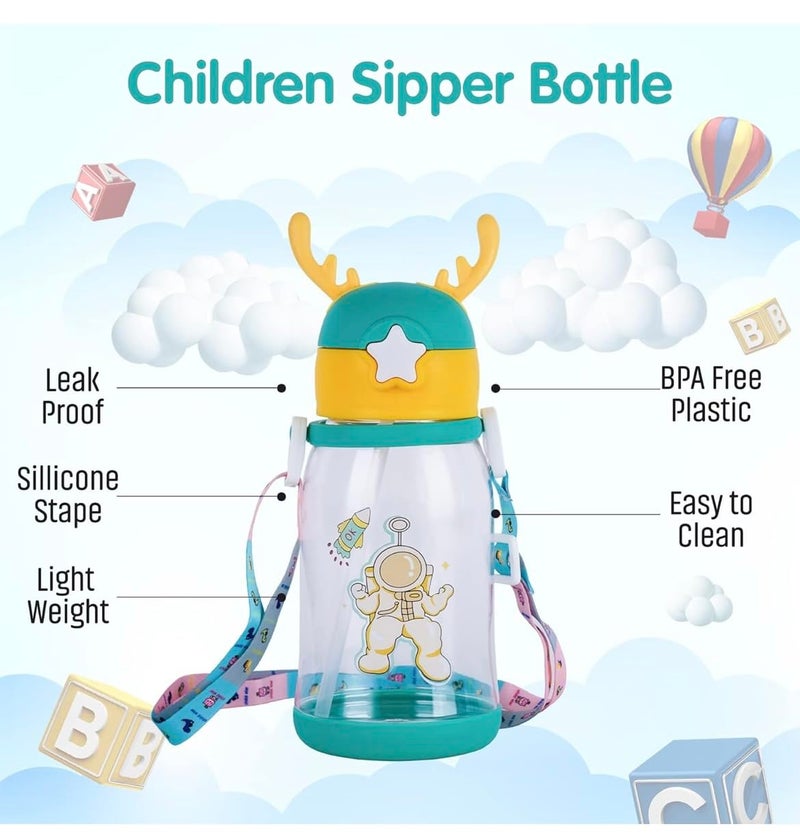 Returngifts Pack of 6 Water Bottles Sippers for Kids, Best Birthday Return Gifts for Kids Party, Return Gift Items for Boys and Girls Age 2,3,4,5,6,7 + Years Old - Image 5