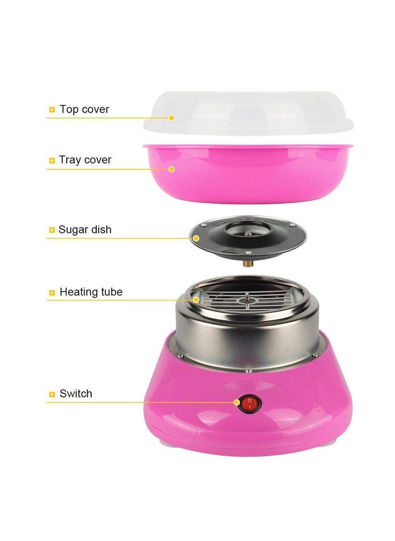 CVM ENTERPRISE Cotton Candy Machine Mini Hard and Sugar Free Countertop Electric Candyfloss Making Machine Sugar Floss Maker for Home Birthday Family Party Ocassion  - Image 3