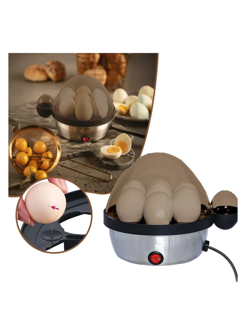 RAF Electric Egg Boiler, 7 Eggs Capacity, Auto Shut Off, 16 cm x 16 cm, Soft Medium Hard Boiled - Image 2