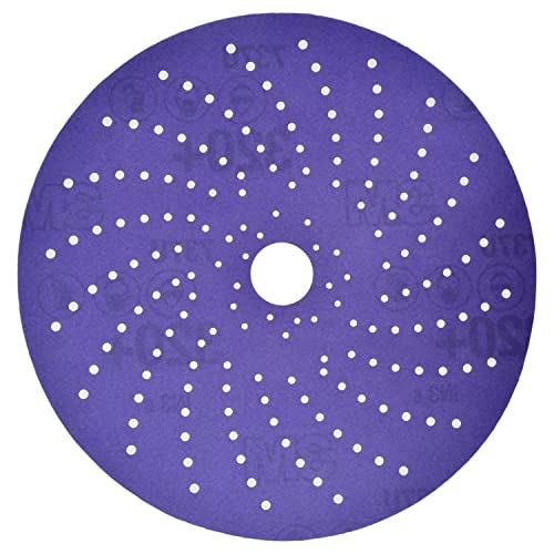3M Cubitron II Hookit Clean Sanding Abrasive Disc 31484, 6 in, 400+ Grade, High Performance, Long Lasting, Multi-Hole Pattern, E-coat Sanding, Primer Sanding, 50 Discs/Carton - Image 1