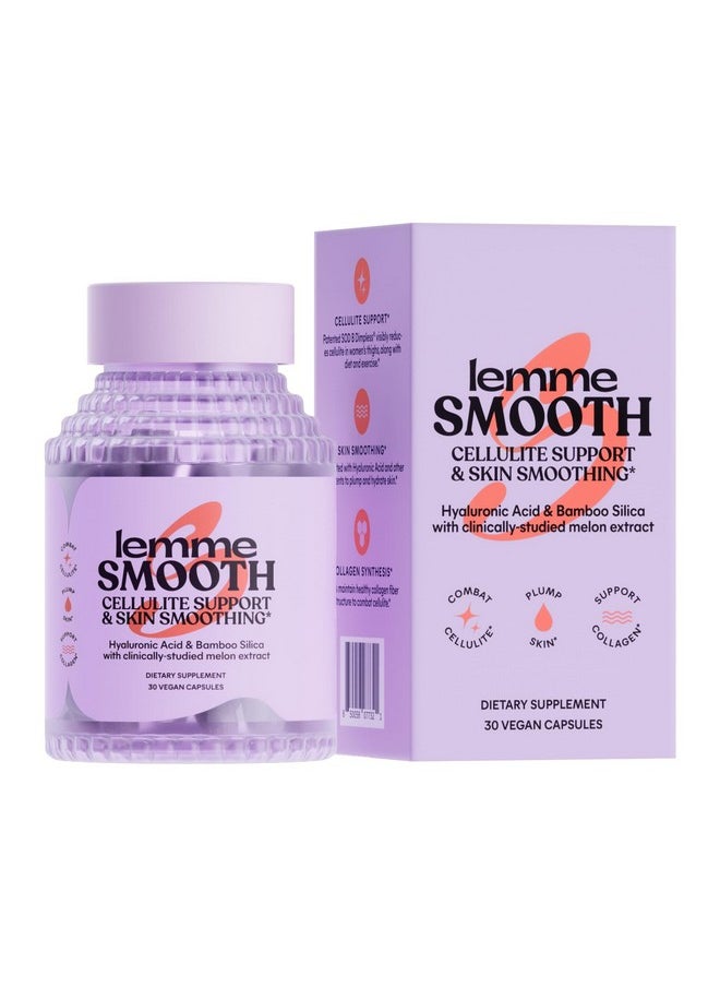 Lemme Lemme Smooth Anti Cellulite Capsules for Women, Smooth Legs & Thighs, Reduce Cellulite & Crepey Skin w/Clinically Studied SOD & Silica (1 Month Supply 30 ct)  - Image 1