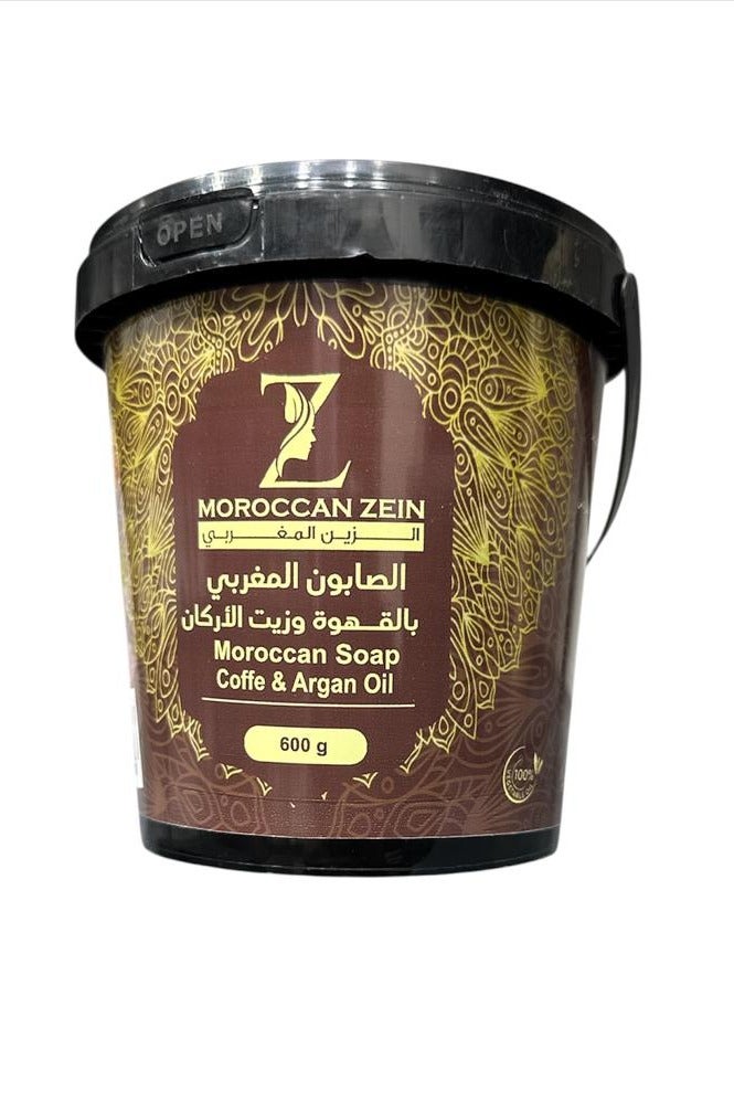 Moroccan Zain Moroccan Soap Coffe & Argan Oil 600 g