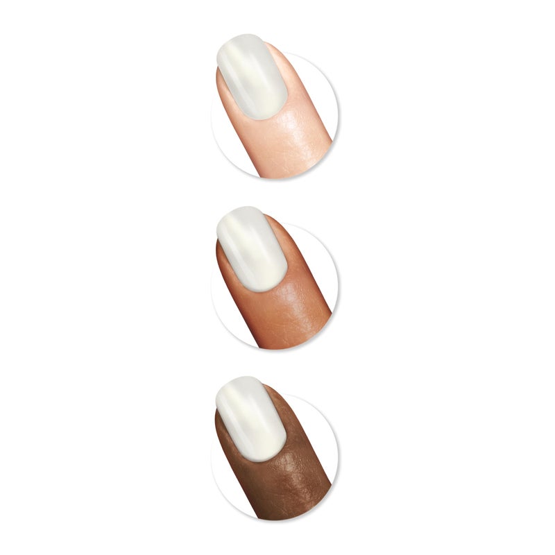 Sally Hansen طلاء أظافر سالي هانسن للعلاج بالألوان | البيوتين، زيت الأركان، طويل الأمد، أظافر صحية، مقوي الأظافر، شفاف | 111 فلور-ت | لون أظافر لؤلؤي فاتح - Image 2
