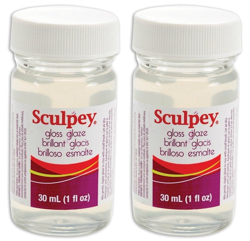 Polyform Sculpey Glaze, 1-Ounce, Glossy (2 Pack) - Image 1