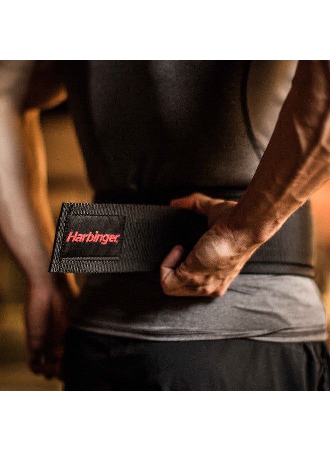 Harbinger 360906 4-Inch Nylon Weightlifting Belt, Large , Black - Image 3
