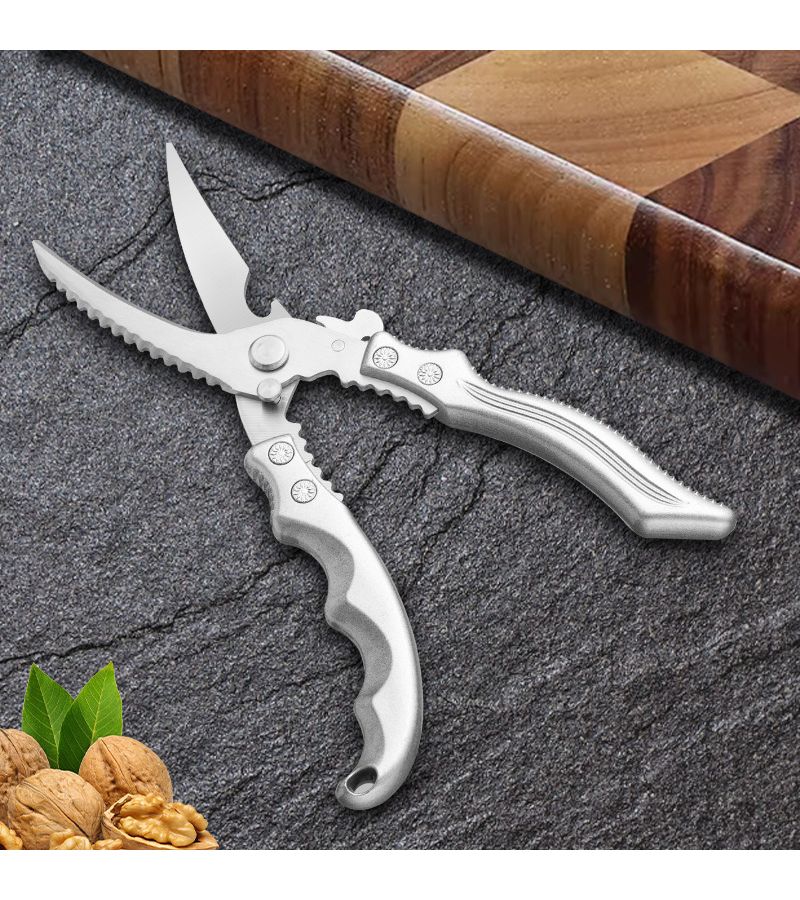 Stainless Steel Kitchen Scissors For Chicken Fish Meat Detachable Dishwasher Safe Gift Box - Image 1