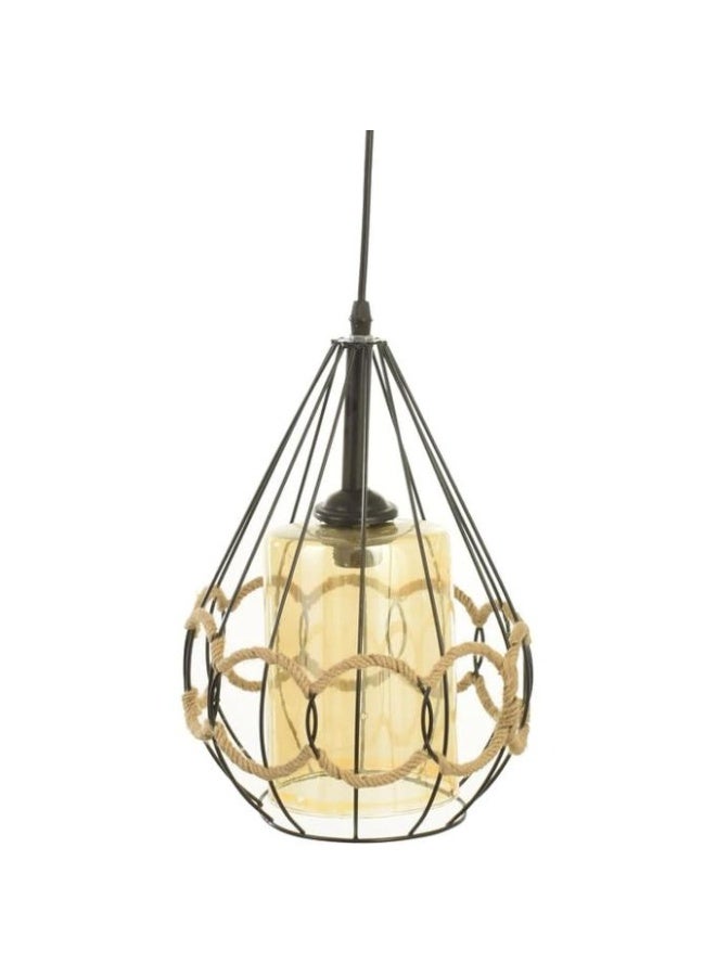 Metal and rope ring ball design chandelier - Code R1001 - Image 5
