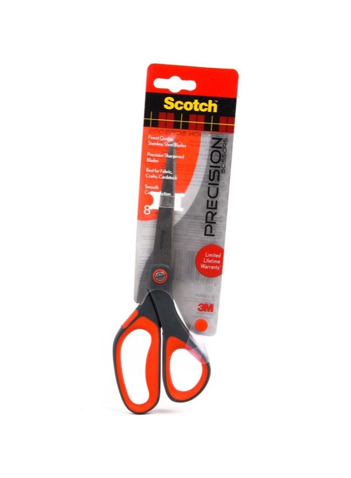 سكوتش 3M سكوتش 1448 مقص دقيق 8 بوصة، أسود/أحمر - Image 2