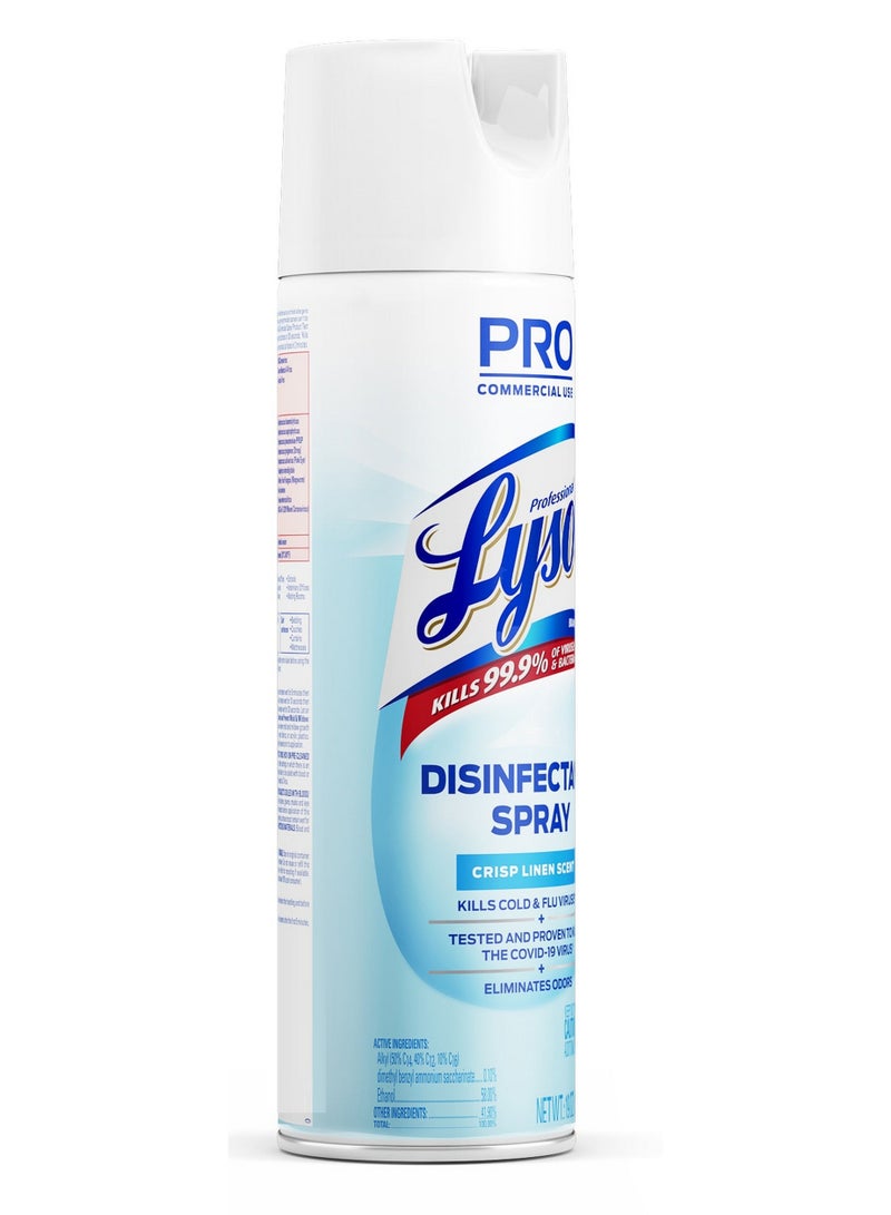 Lysol Disinfectant Spray Crisp Linen 538 G - Image 2