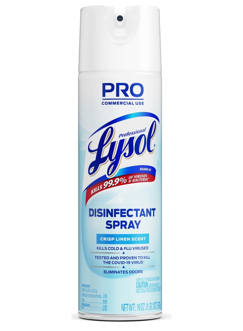 Lysol Disinfectant Spray Crisp Linen 538 G - Image 1