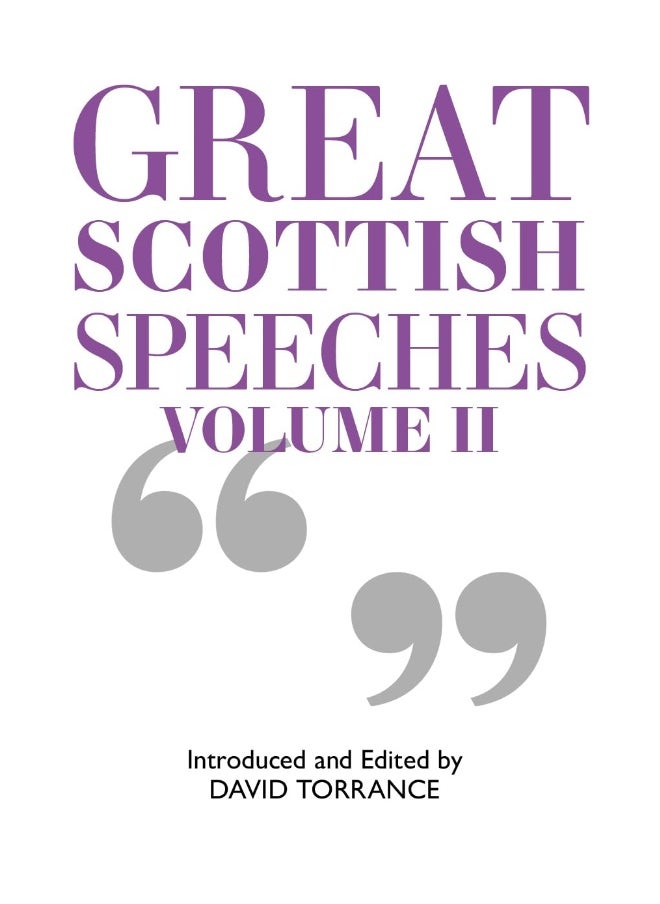 null - Great Scottish Speeches: New Edition - Image 1