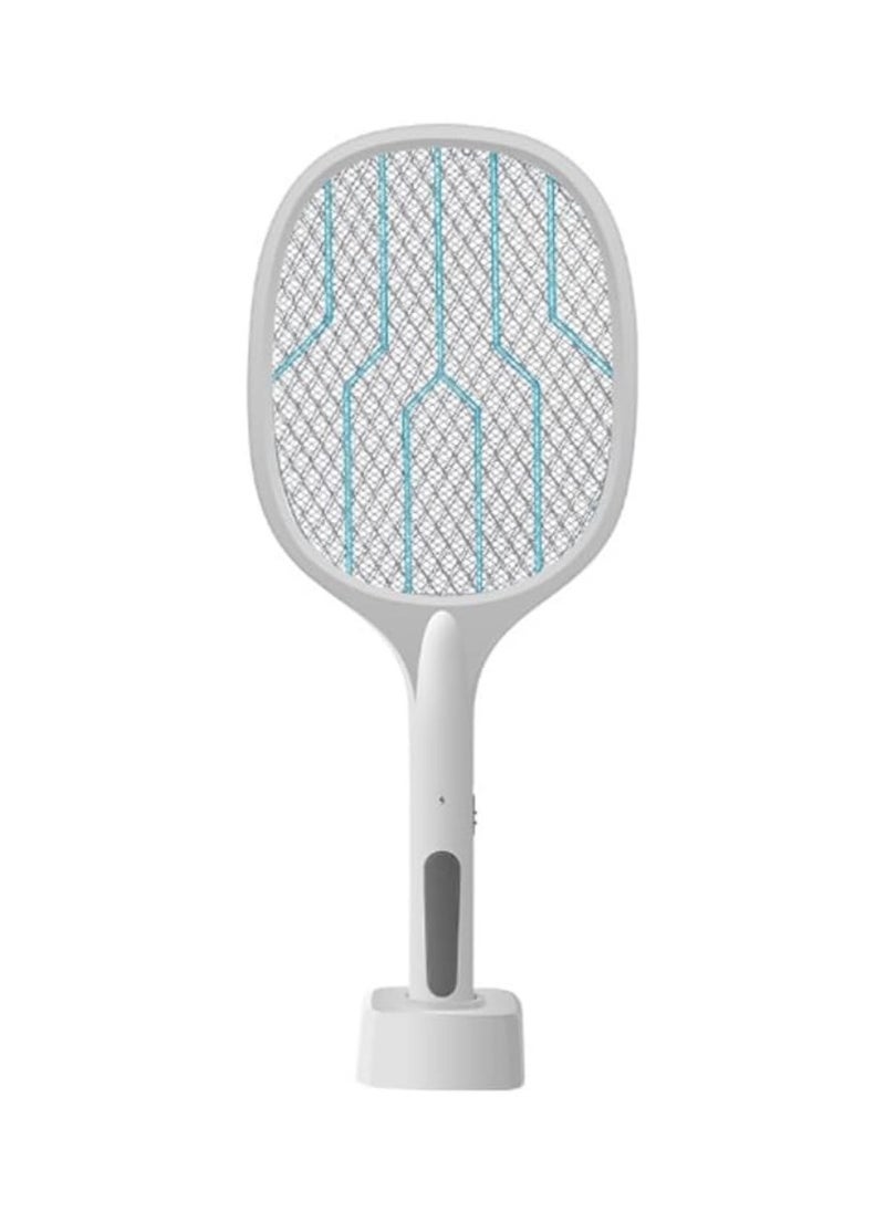2 Pcs 2 In 1 Electric Fly Swatter Mosquito Killer Bat Mosquitoes Lamp Racket Pest Killer USB Rechargeable Bug Zapper With Grid 3-Layer Mesh Insect Killer Fly Trap For Home And Outdoor Pest Control