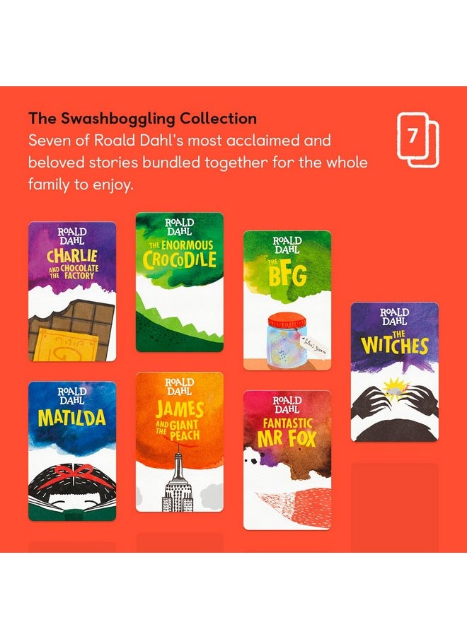 YOTO - The Swashboggling Collection By Roald Dahl - 7 Kids Audio Cards For Use Player & Mini All-In-1 Audio Player, Screen-Free Listening With Fun Playtime, Bedtime & Travel Stories, Ages 7+ - Image 1