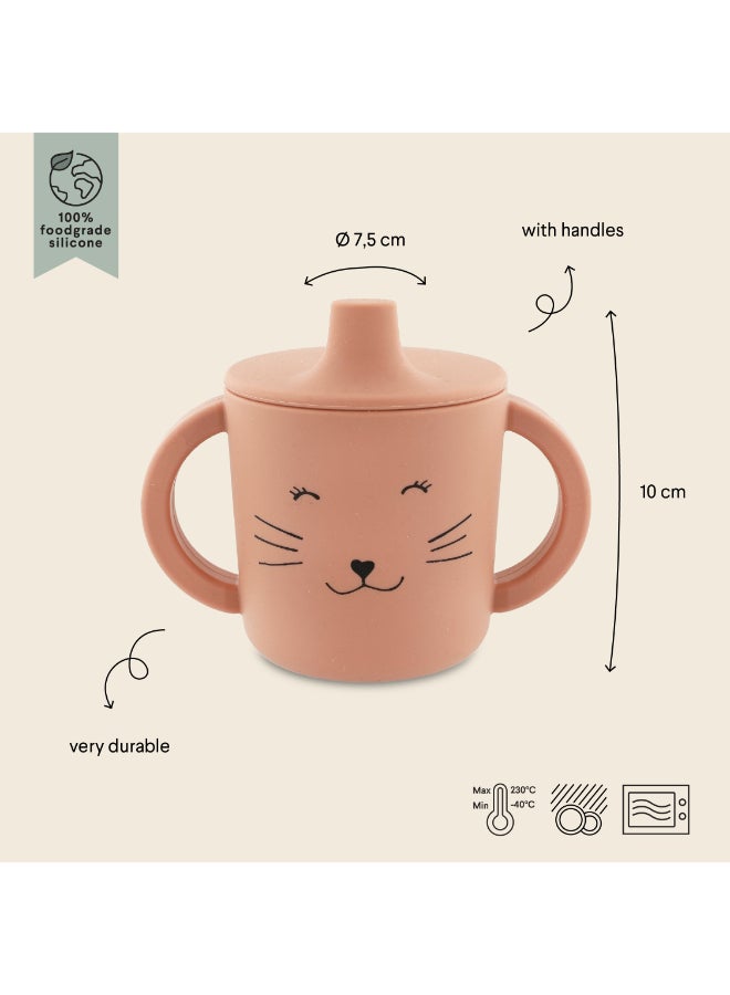 Trixie Silicone Sippy Cup With Handles - 200ml - Mrs. Cat - Image 3