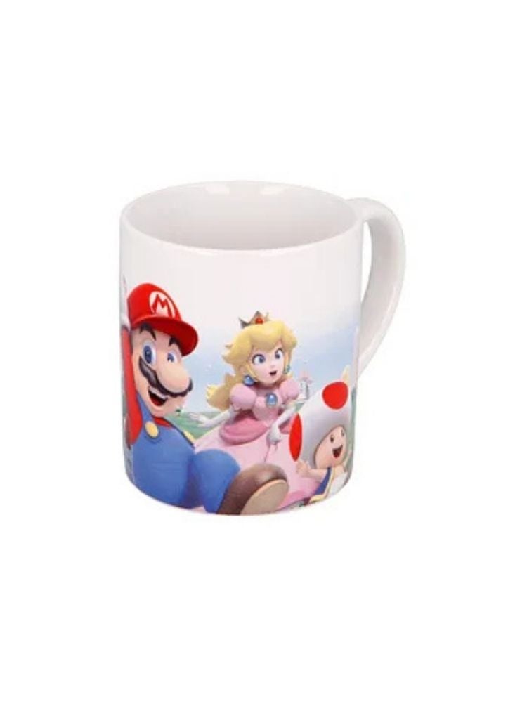 Super Mario Ceramic Mug – Cartoon Coffee Cup Featuring Mario, Princess Peach & Toad - Image 2