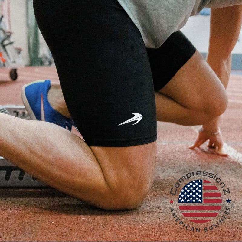 CompressionZ Menâ€™s Compression Shorts Workout & Training | Performance Spandex Baselayer Athletic Gym, Running, Rowing Underwear 8" Tech Elite Black 2X-Large - Image 5