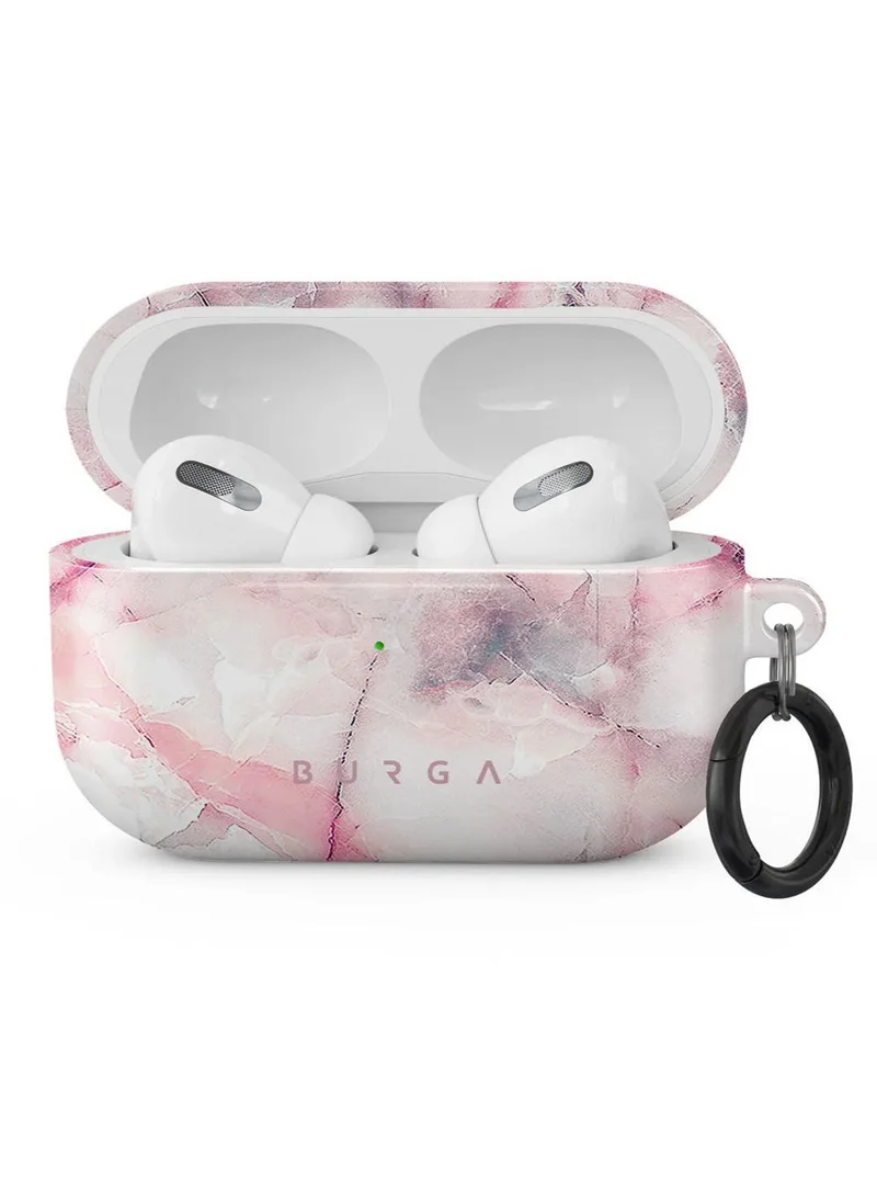 BURGA Protective Elegant Case Cover For AirPods Pro 2nd Generation AirPods Pro 2 Cover Charging LED Visible Pink