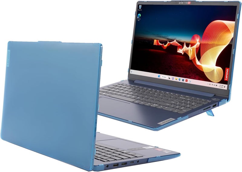 mCover Case Compatible ONLY for 2022-2024 15" Lenovo IdeaPad Slim 3 ｜ 3i 15ABR8 / 15AMN8 / 15IAH8 / 15IAN8 / 15IRH8 / 15IRU8 Windows Computers (NOT Fitting Any Other Lenovo Models)- Aqua - Image 1