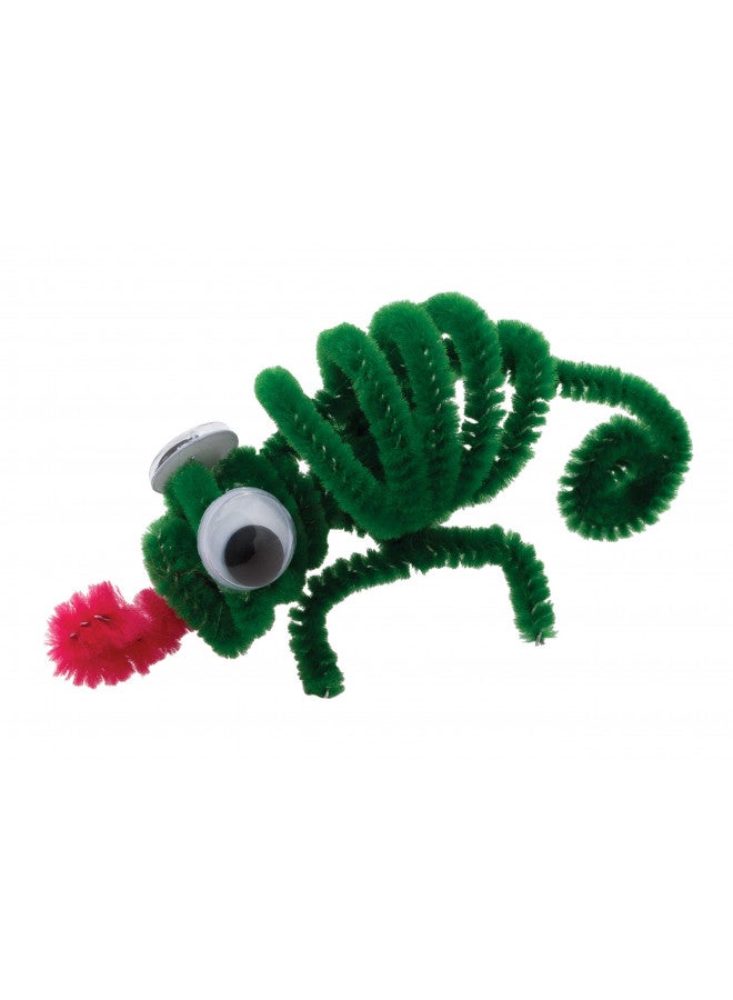 Creativity Street Chenille Stems/Pipe Cleaners, Dark Green, 12 Inch x 4mm, 100 Count - Image 5