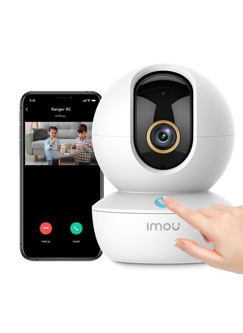 كاميرا أمان WiFi داخلية 3K (5 ميجابكسل) كاميرا 360 درجة هاتف ذكي متصل بلمسة واحدة، اكتشاف الأشخاص