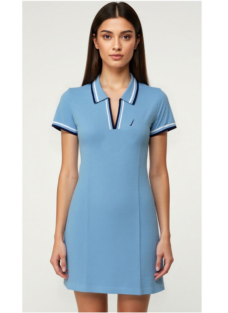 NAUTICA Short sleeve Premium Cotton Knee length Dress  - Image 1
