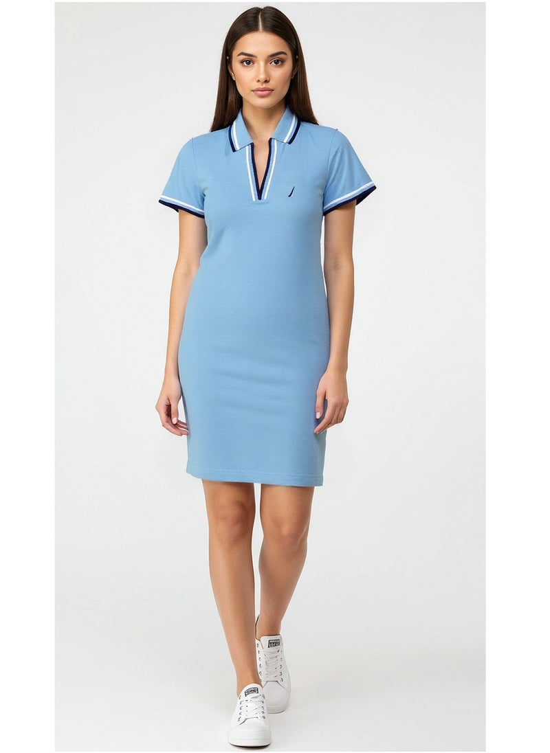 NAUTICA Short sleeve Premium Cotton Knee length Dress  - Image 4