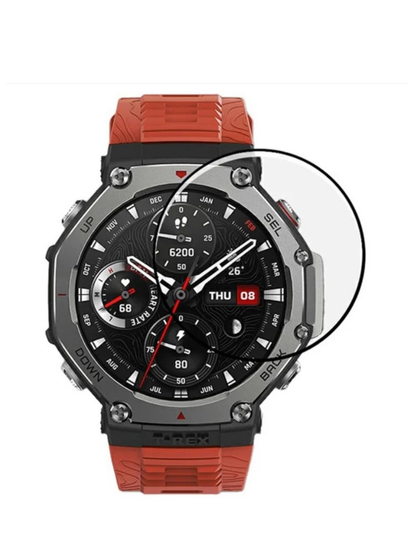 Amazfit T-Rex 3 Anti-Scratch HD Clear Soft Film Screen Protector - Image 1