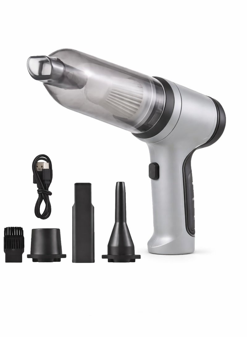 3 in 1 Cordless Handheld Vacuum Cleaner (Suction & Blower), Rechargeable, for Car, Home, Office and Computer - Image 1