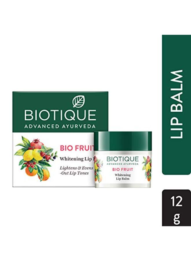 Biotique بلسم شفاه مبيض بالفواكه العضوية، 12 جرام وصابون الجسم المنعش بالريحان والبقدونس، 150 جرام - Image 3