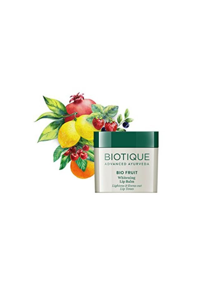 Biotique بلسم شفاه مبيض بالفواكه العضوية، 12 جرام وصابون الجسم المنعش بالريحان والبقدونس، 150 جرام - Image 5