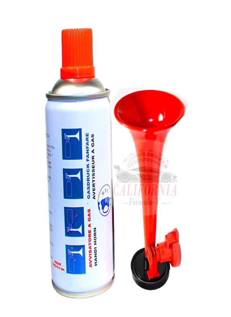 California formula-T super blast Loud Sound Handheld Signal Horn for Boating Sports Events Parties Birthdays Games Camping gas horn  air horn 