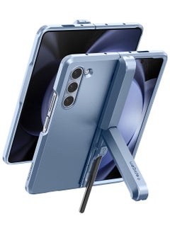 Spigen Tough Armor Pro P for Samsung Galaxy Z Fold 5 Case Cover with S Pen Holder (S-Pen Not Included) - Sierra Blue  - Image 1