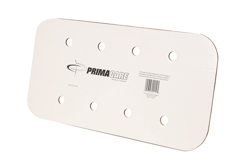 Primacare IS5412 Padded Cardboard Splint Wrist Brace or Leg Support for Adults and Kids Emergency First Aid Kit with Punch Holes Radiolucent and MRI Compatible Cushioning Foam 12