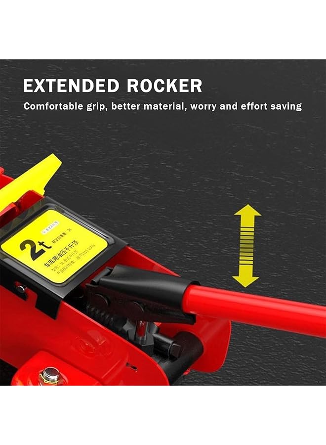 كادي ون رافعة أرضية هيدروليكية حمراء Cy-89372 - Image 3