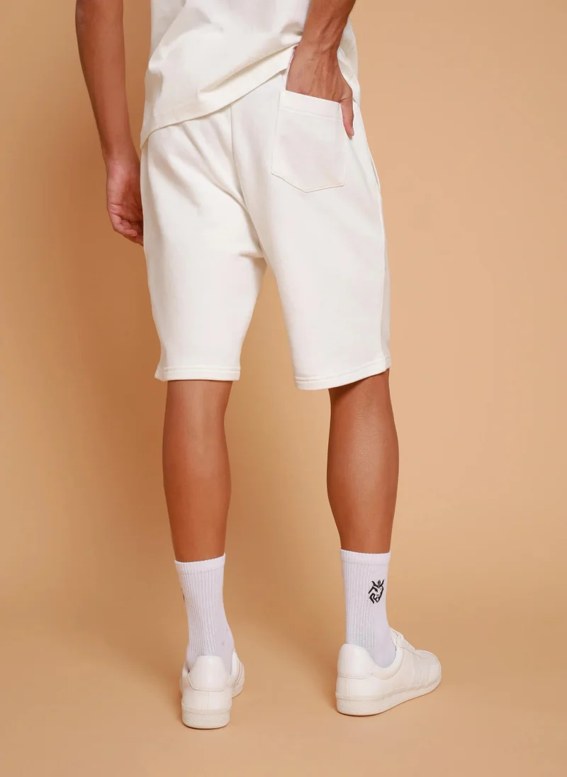 Esso5  Bristle Logo Shorts for Men | Best Price UAE
