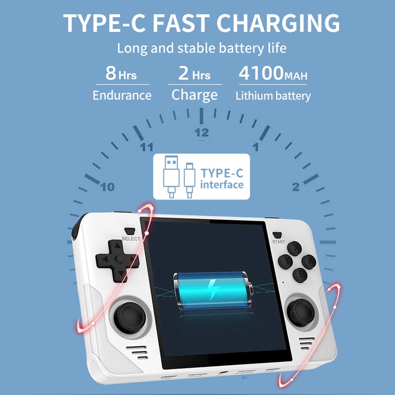 Consoles Portable Handheld Game 4.0-inch IPS 720*720 High-clear Screen Open Source System Game Console Support Mainstream 64-bit 3D Simulators Rechargeable Long Battery Life Play on TV - Image 5