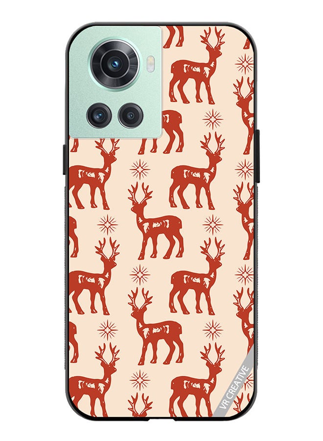 VR CREATIVE Protective Case Cover For OnePlus 10R Mix Pattern Design Multicolour - Image 1