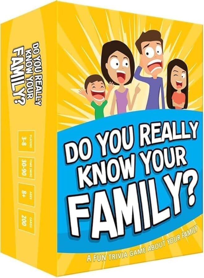 Generic Do You Really Know Your Family? The Best Thanksgiving Games for Family and Friends, The Crazy Family Game Full of Quizzes and Challenges