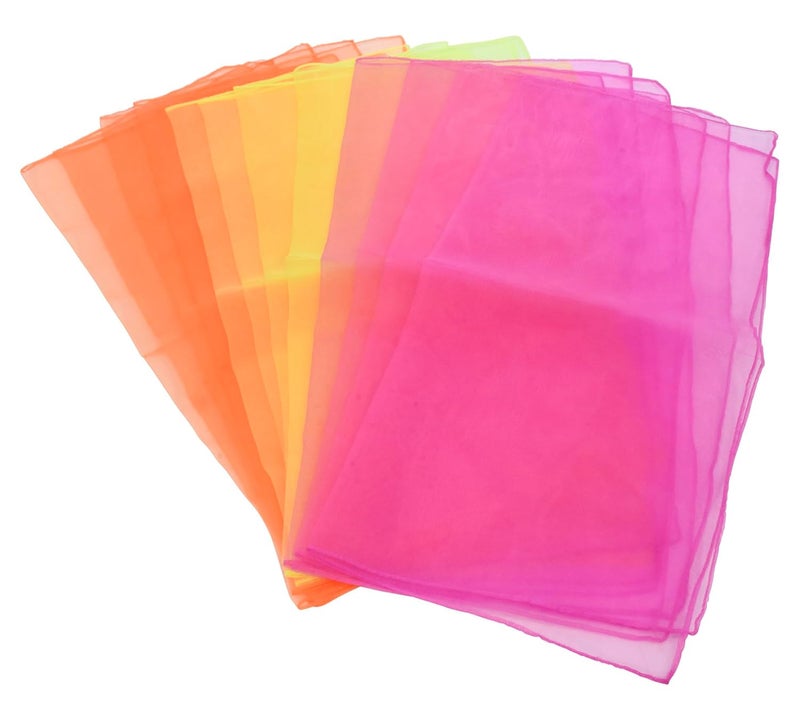 Juggletime Nylon Juggling Scarves - 16 inches Square - Set of 12 - Image 3