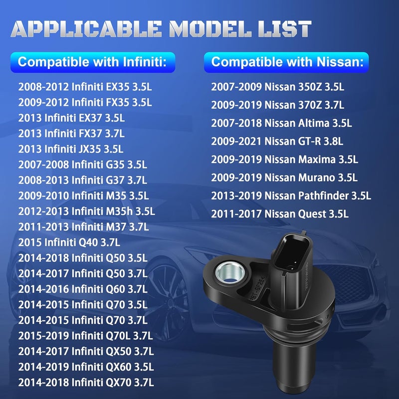 A-NAFTULY Engine Crankshaft Position Sensor for Nissan and Infiniti Models - Image 3