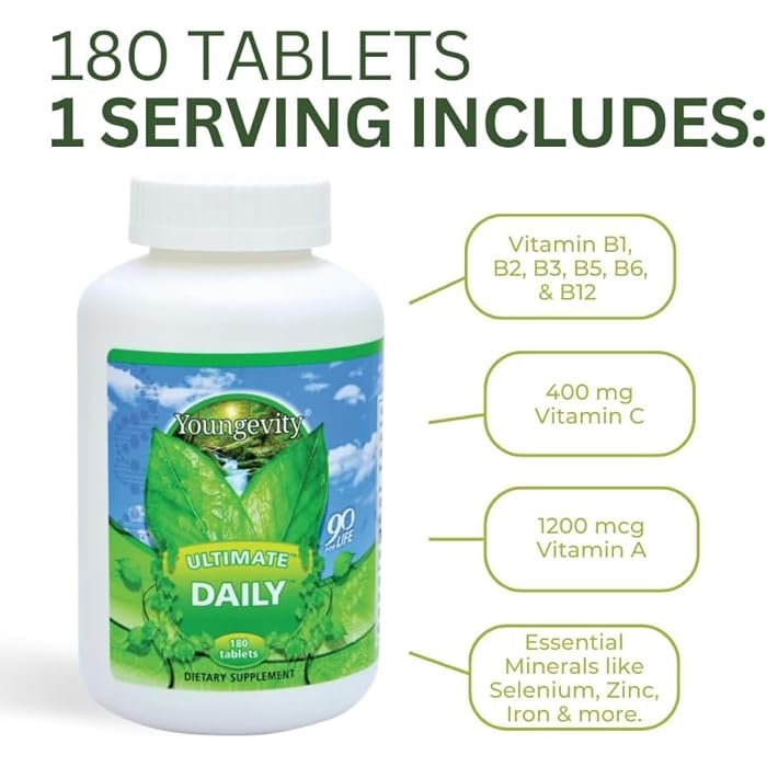 Youngevity Ultimate Daily Capsules 180 Count (Pack of 2) - Image 3